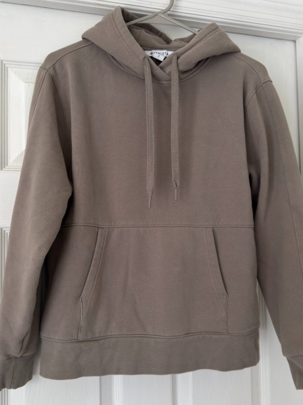 Athleta Retroplush Hoodie - Mink Brown